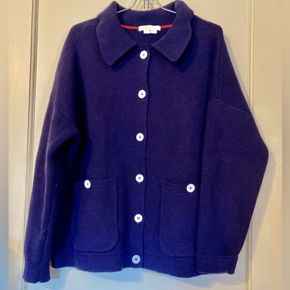 Boden Navy Mod Cardigan 16